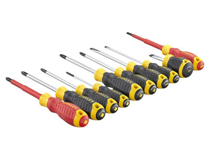 Stanley Hand Tools Mixed Screwdriver Set In Wallet, 10 Piece