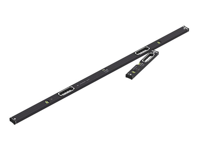 Stabila Limited Edition 196-2 Dark Shadow Spirit Level Set 40Cm & 183Cm