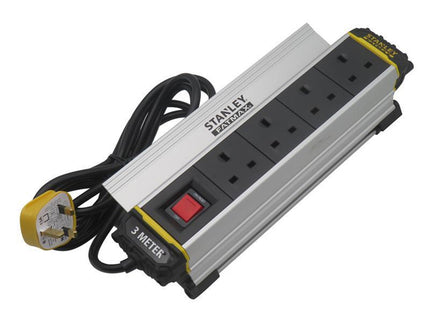 Stanley Electrical 4-Gang Ip20 Powerboard With Clamp 3M