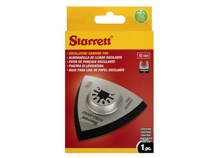 Starrett Ksbo-00092 Delta Sanding Pad 92Mm