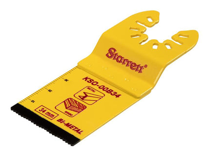 Starrett Kso-00B34 Plunge Bi-Metal Oscillating Blade 40 X 34Mm X 18 Tpi