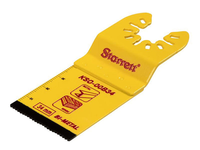 Starrett Kso-00B34 Plunge Bi-Metal Oscillating Blade 40 X 34Mm X 18 Tpi