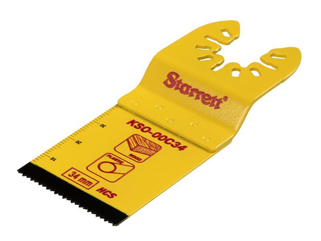 Starrett Kso-00C34 Plunge Hcs Oscillating Blade 40 X 34Mm X 18 Tpi
