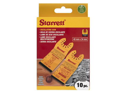 Starrett Kso-1000 Specialist Oscillating Blade Set, 10 Piece
