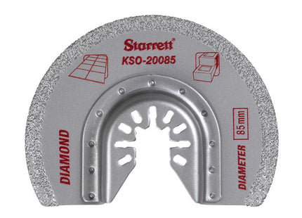 Starrett Kso-20085 Industrial Diamond Grit Oscillating Blade 85Mm