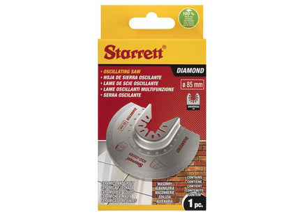 Starrett Kso-20085 Industrial Diamond Grit Oscillating Blade 85Mm
