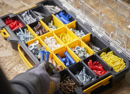 Stanley Storage Fatmax Pro-Stack Large Shallow Organiser - 43.8 x 7 x 24.5cm