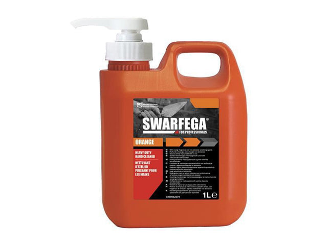 Swarfega Orange Hand Cleaner Pump Bottle 1 Litre