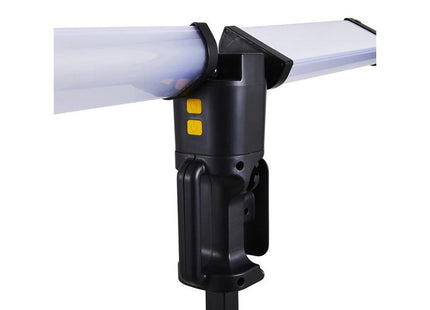 Stanley Lighting Area Tower Light With Outlet Socket 8000 Lumens