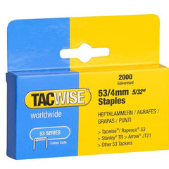 Tacwise 53 Light-Duty Staples 4mm (Type JT21 A) (Pack 2000)