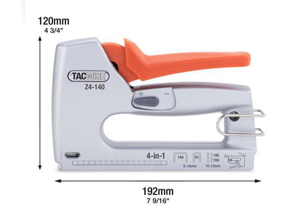 Tacwise Z4-140 Heavy-Duty 4-In-1 Staple / Nail Gun