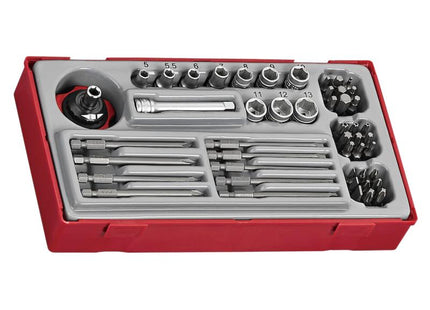 Teng 1/4in Socket & Bit Set, 48 Piece 