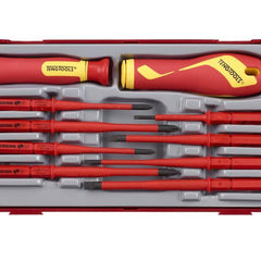 Teng Insulated Interchangeable Blade Screwdriver Set, 10 Piece 