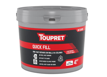 Toupret Quick Fill (Interior) - 4 litre