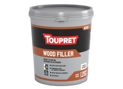 Toupret Wood Filler Off-White 1.25kg