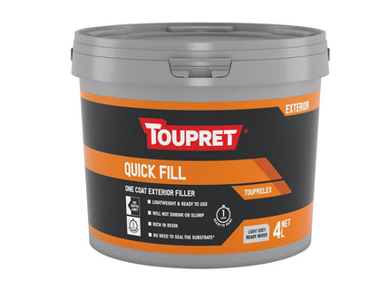 Toupret Quick Fill (Exterior) 4 litre