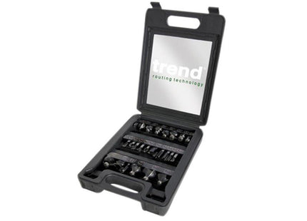 Trend Starter Cutter Set, 24 Piece - TCT Cutters, Carry Case