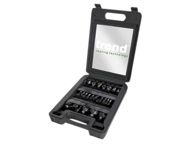 Trend Starter Cutter Set, 24 Piece - TCT Cutters, Carry Case