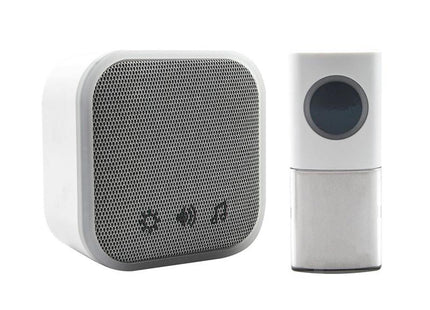 Uni-Com Portable Door Chime, White