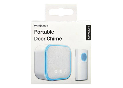 Uni-Com Portable Door Chime, White