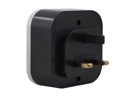 Uni-Com Plug-In Door Chime, Black