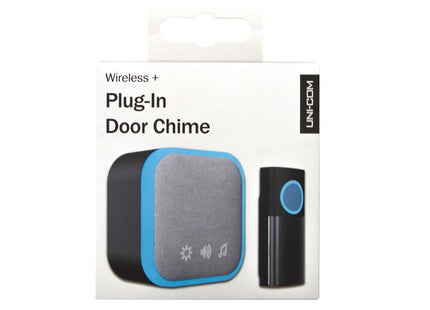 Uni-Com Plug-In Door Chime, Black