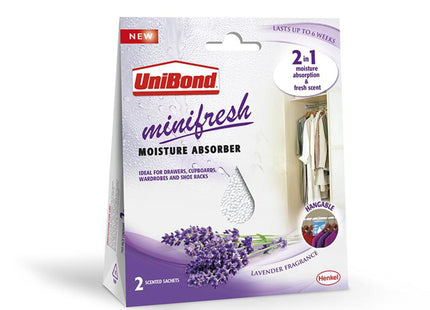 Unibond Minifresh Moisture Absorbent Sachet Lavender 2675556