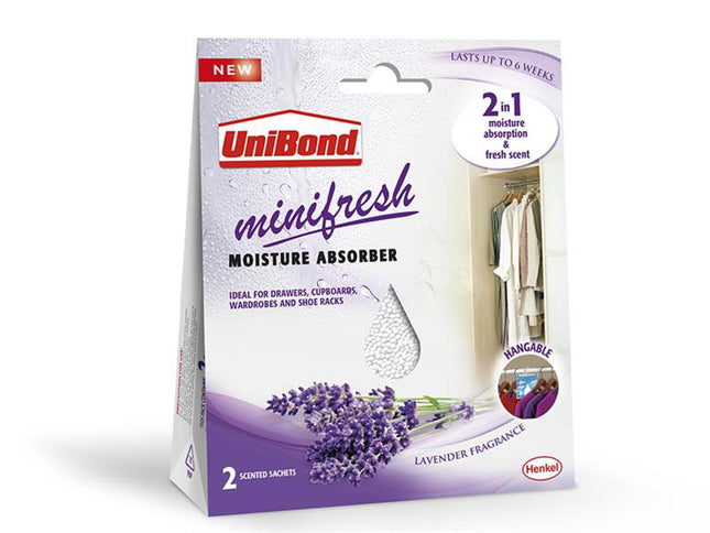 Unibond Minifresh Moisture Absorbent Sachet Lavender 2675556