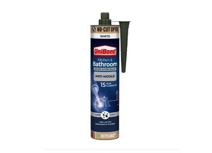 Unibond Anti Mould Kitchen/Bathroom Cartridge White 280Ml 3036446