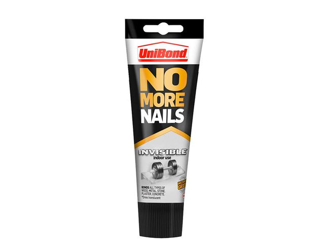 UniBond No More Nails Invisible Grab Adhesive Tube 184g