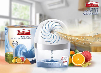 Unibond Aero 360º Moisture Absorber Citrus Refills (Pack 2)