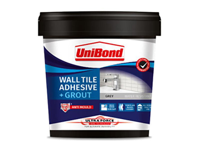 Unibond Uforce Wall Grout Grey 1.38Kg