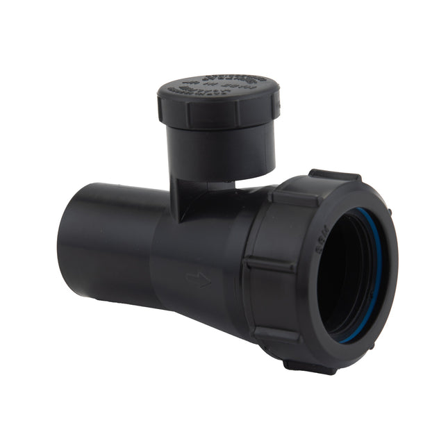 McAlpine 1 1/4" Anti Siphon Adaptor - Black