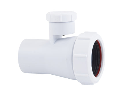 McAlpine 1 1/2" Anti Siphon Adaptor - White