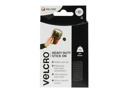 Velcro Brand Velcro Brand Stick On Coins 45Mm X 6 Sets Black