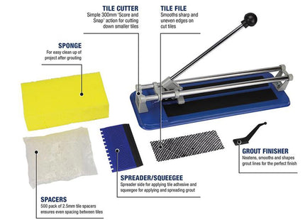 Vitrex Tiling Tool Kit, 6 Piece