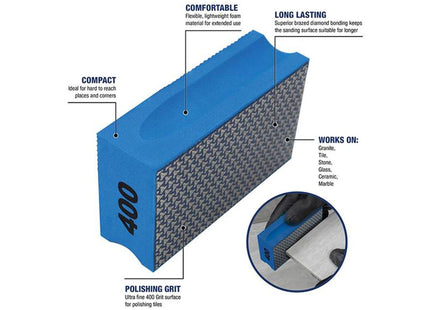 Vitrex Diamond Sanding Block 400 Grit