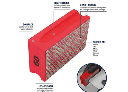 Vitrex Diamond Sanding Block 60 Grit