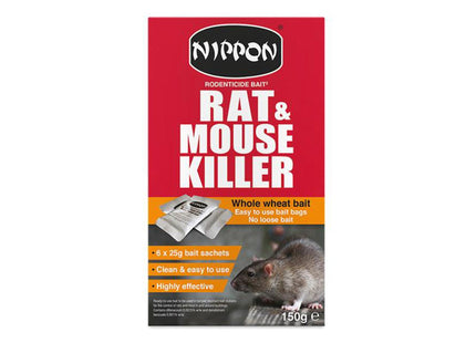 Vitax Nippon Rodenticide Wheat Bait 6 X 25G