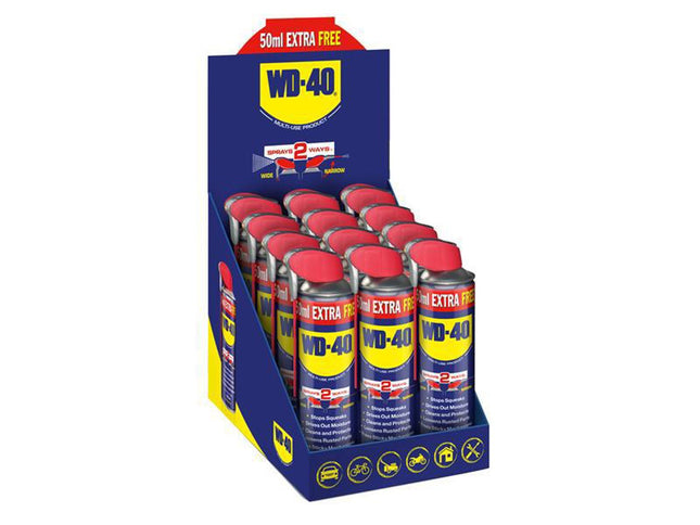 Wd-40 Multi-Use Smart Straw 450+50Ml Free (Cdu Of 12 Cans)
