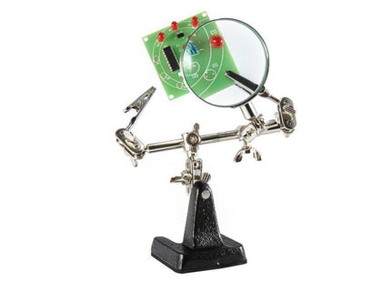 Weller Helping Hands Holder - 2 Arms & Magnifier