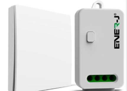 Enerj Eco Sm 1 Gang Grid Switch - Click Minigrid Style White - WS1073