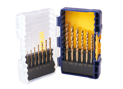 Irwin Tools 13 Piece HSS Pro Titanium Drill Bit Set XMS23DRILL13