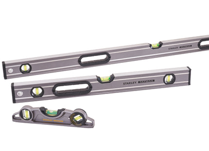 STANLEY¨ FatMax¨ 3 Piece Pro Level Pack (120cm, 60cm & 25cm Torpedo) XMS23LEVELS3