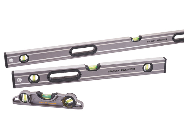 STANLEY¨ FatMax¨ 3 Piece Pro Level Pack (120cm, 60cm & 25cm Torpedo) XMS23LEVELS3