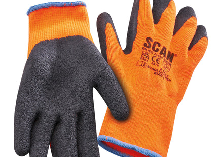 Scan Dipped Thermal Latex Gloves (3 Pairs) XMS23THGLOVE