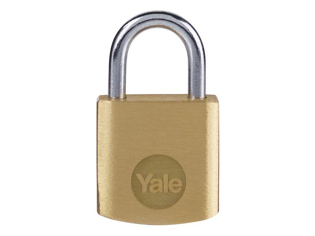 Yale Locks Brass Padlock 20mm