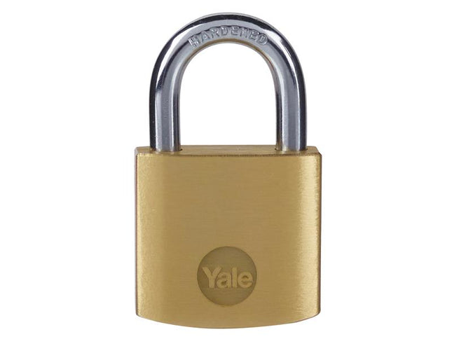 Yale Locks Brass Padlock 30mm