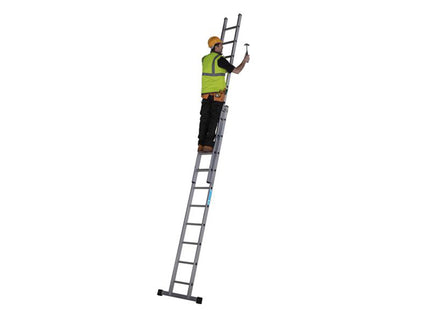 Zarges Everest Square-Rung Extension Ladder 2-Part 2 X 10