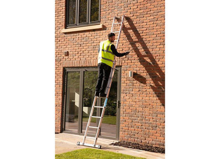 Zarges Everest Square-Rung Extension Ladder 2-Part 2 X 8
